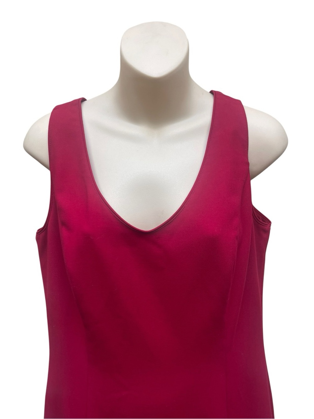 White House Black Market Sheath Dress Pink Sleeveless Size 8 Career Midi - Picture 2 of 9